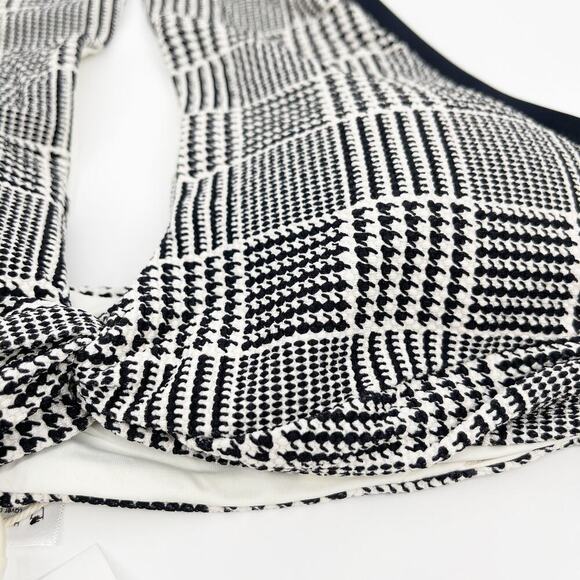 L*Space Jessy High Neck Cutout Bikini Top Best I Ever Plaid Size Large NEW! - Picture 7 of 8